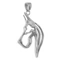 Great Dane Sterling Silver Cut Out Pendants