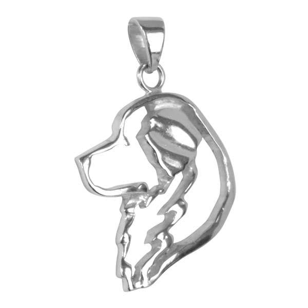 Great Pyrenees Sterling Silver Cut Out Pendants