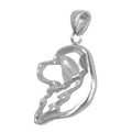 Great Pyrenees Sterling Silver Cut Out Pendants
