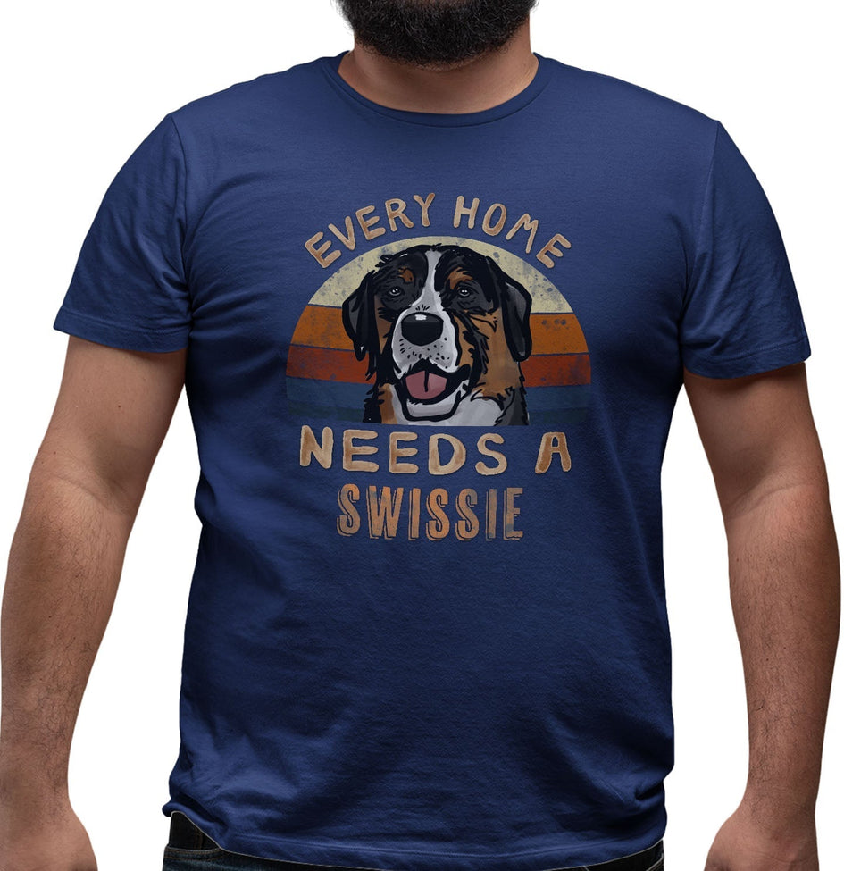 Every Home Needs a Greater Swiss Mountain Dog - Adult Unisex T-Shirt