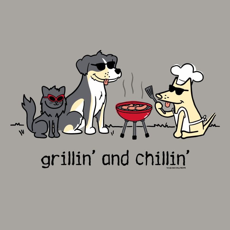 Grillin' And Chillin' - Sweatshirt Pullover Hoodie