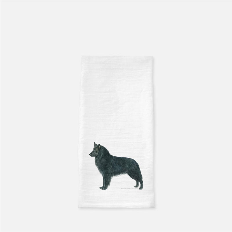 Belgian Sheepdog Tea Towel