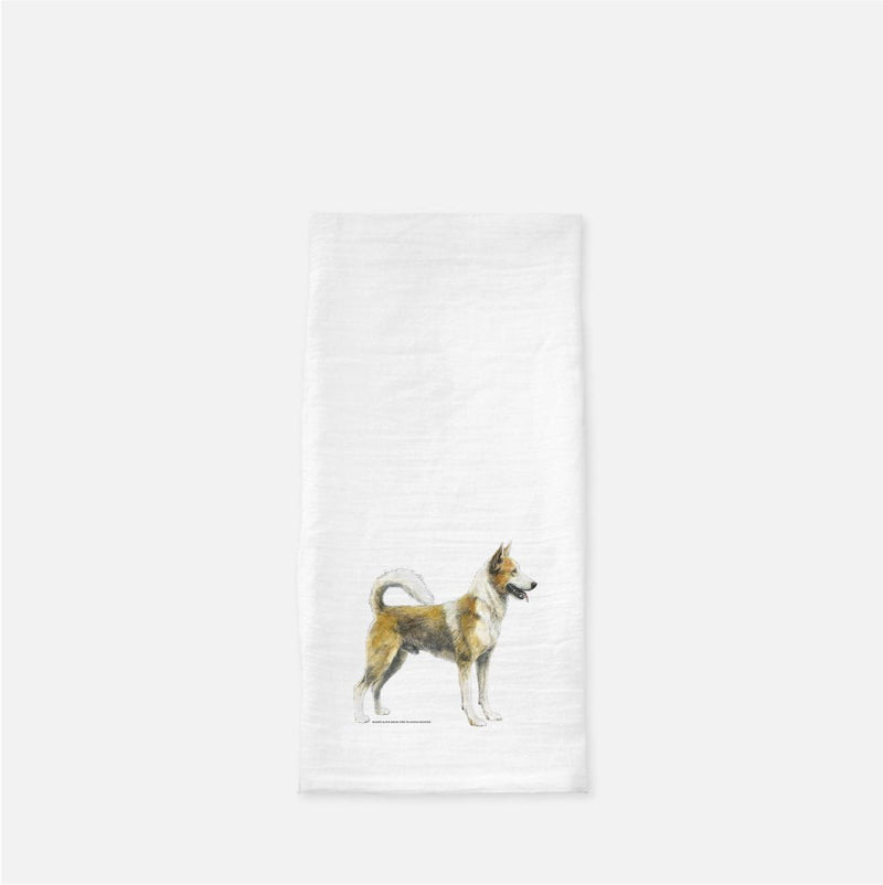 Canaan Dog Tea Towel