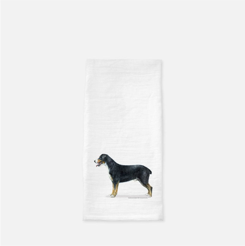 Entlebucher Mountain Dog Tea Towel