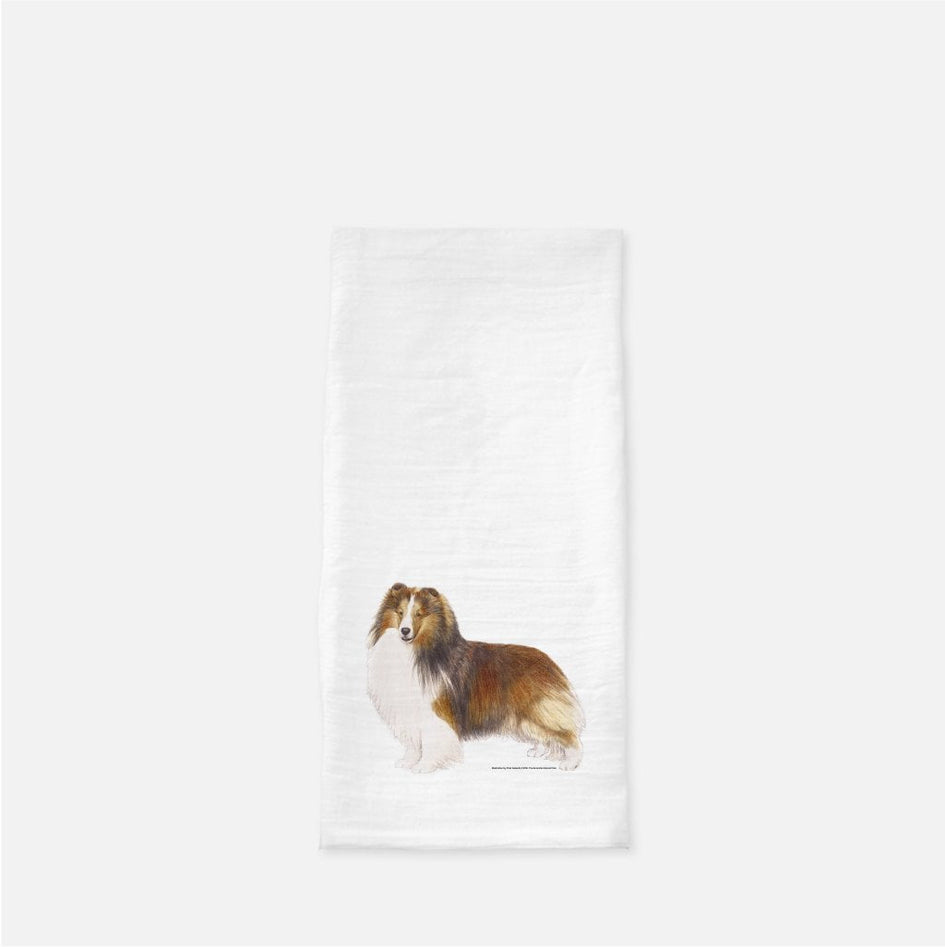 Shetland Sheepdog Tea Towel