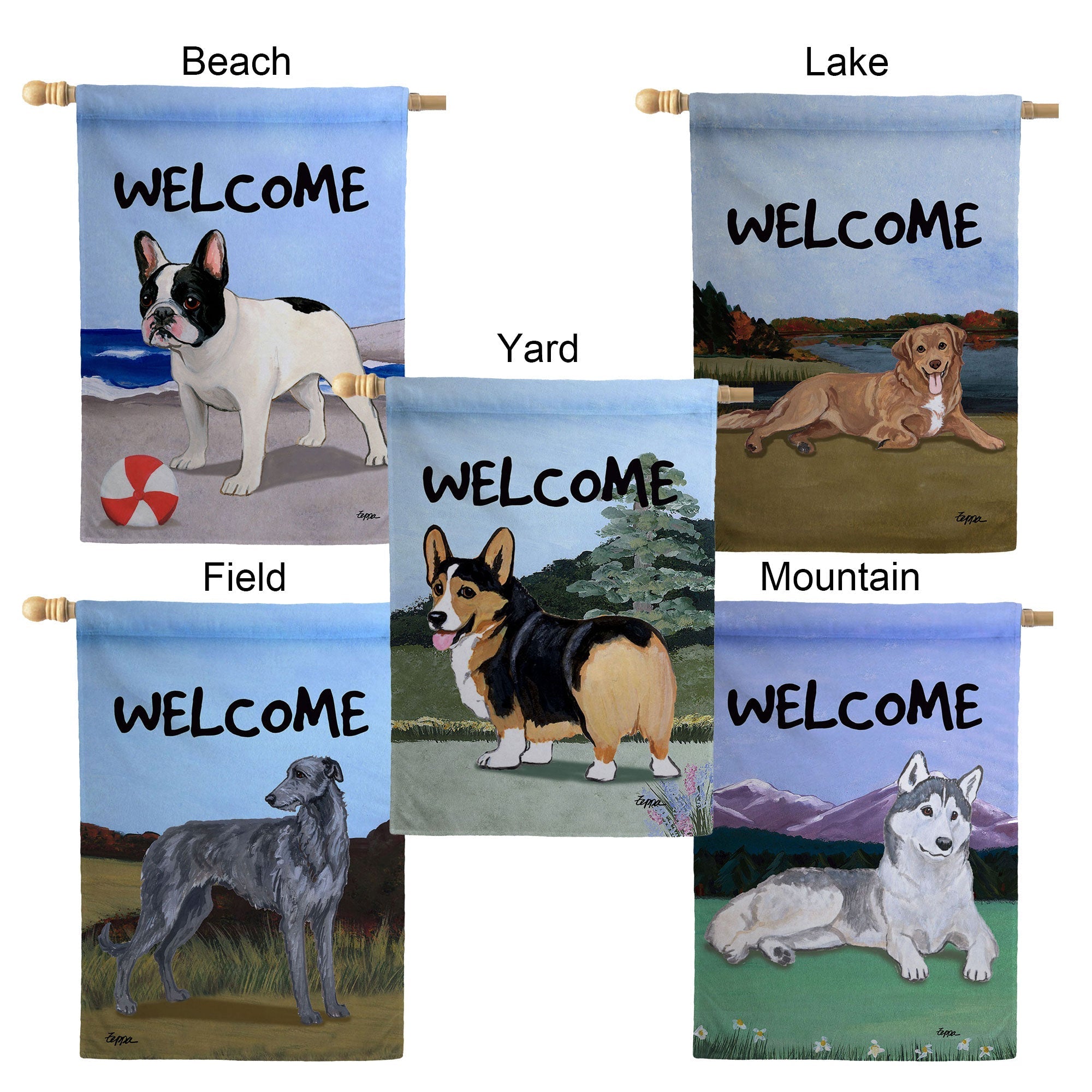 Collie House Flag | AKC Shop