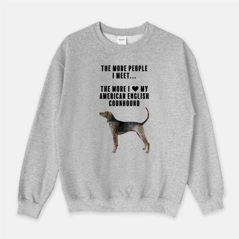 American English Coonhound Love Unisex Crew Neck Sweatshirt
