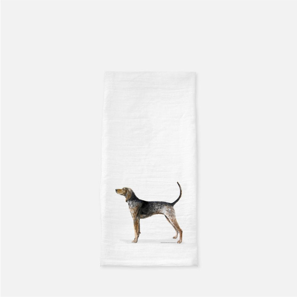 American English Coonhound Tea Towel