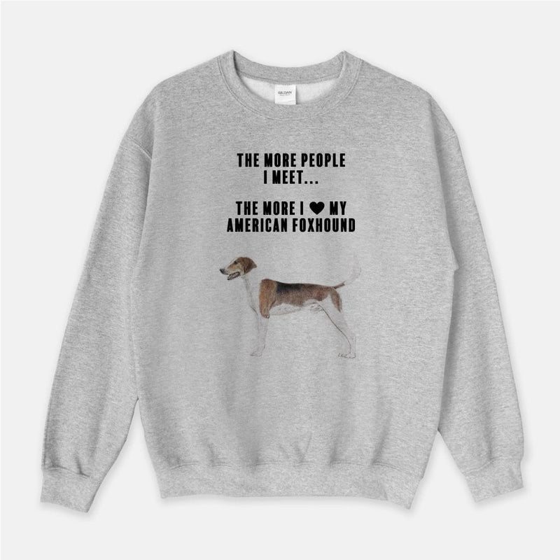American Foxhound Love Unisex Crew Neck Sweatshirt
