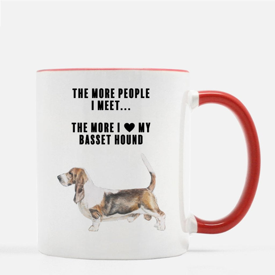 Basset Hound Love Coffee Mug
