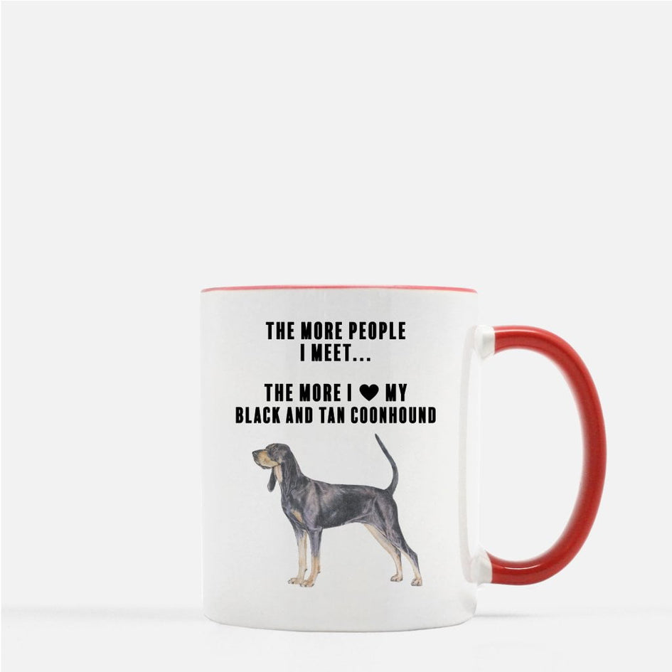 Black and Tan Coonhound Love Coffee Mug