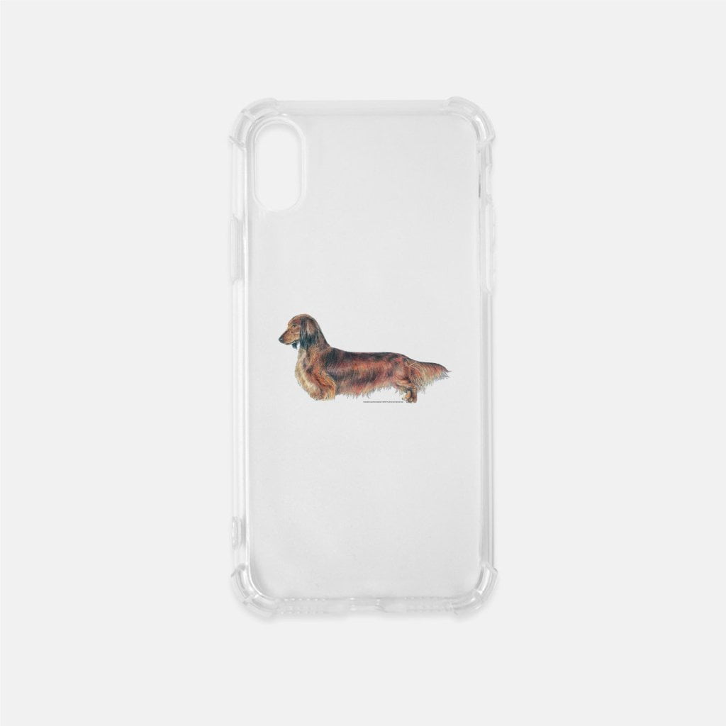 Longhaired Dachshund Phone Case