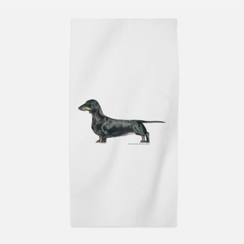 Sausage dog beach clearance towel