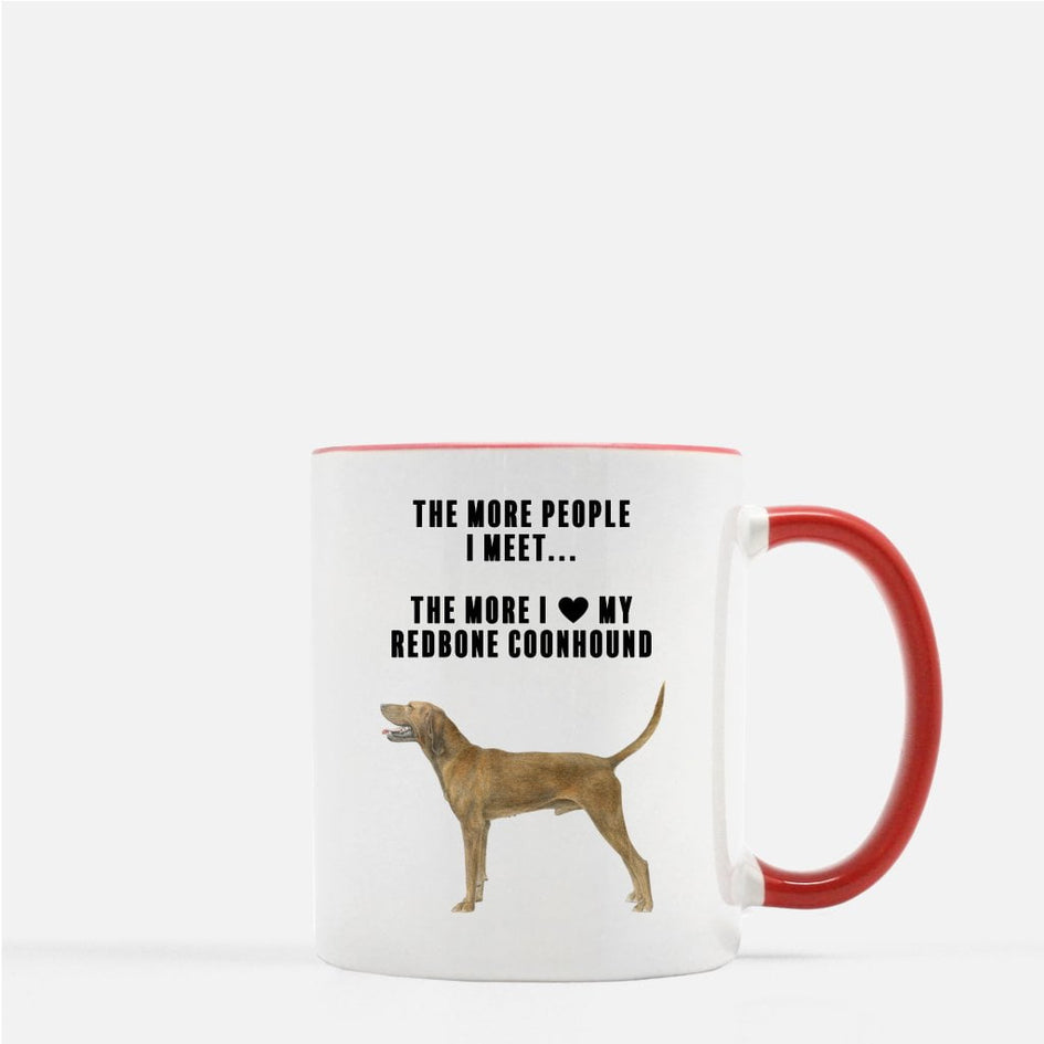 Redbone Coonhound Love Coffee Mug