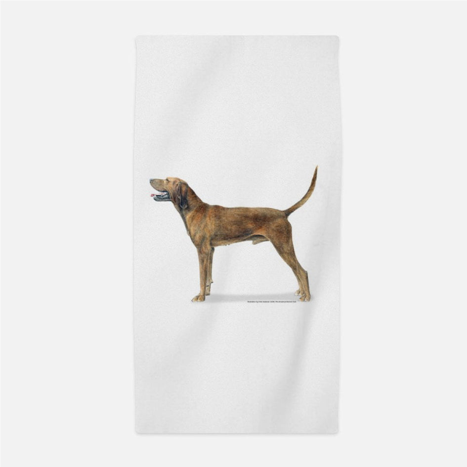 Redbone Coonhound Beach Towel
