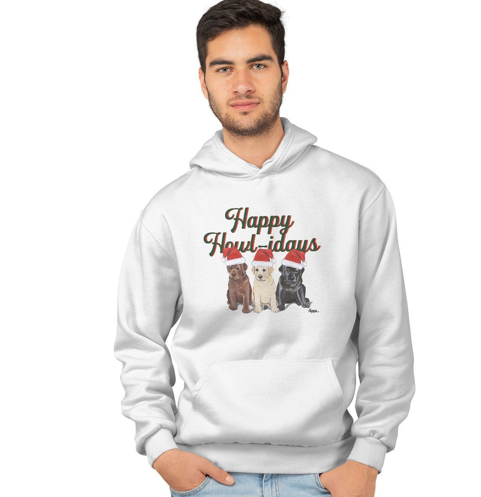 Happy Howlidays - Adult Unisex Hoodie Sweatshirt