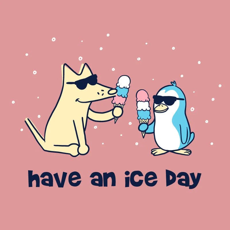Have An Ice Day - Ladies Plus V-Neck Tee