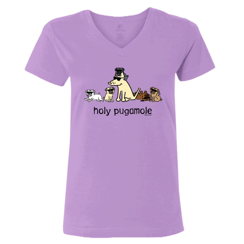 Holy Pugamole - Ladies T-Shirt V-Neck