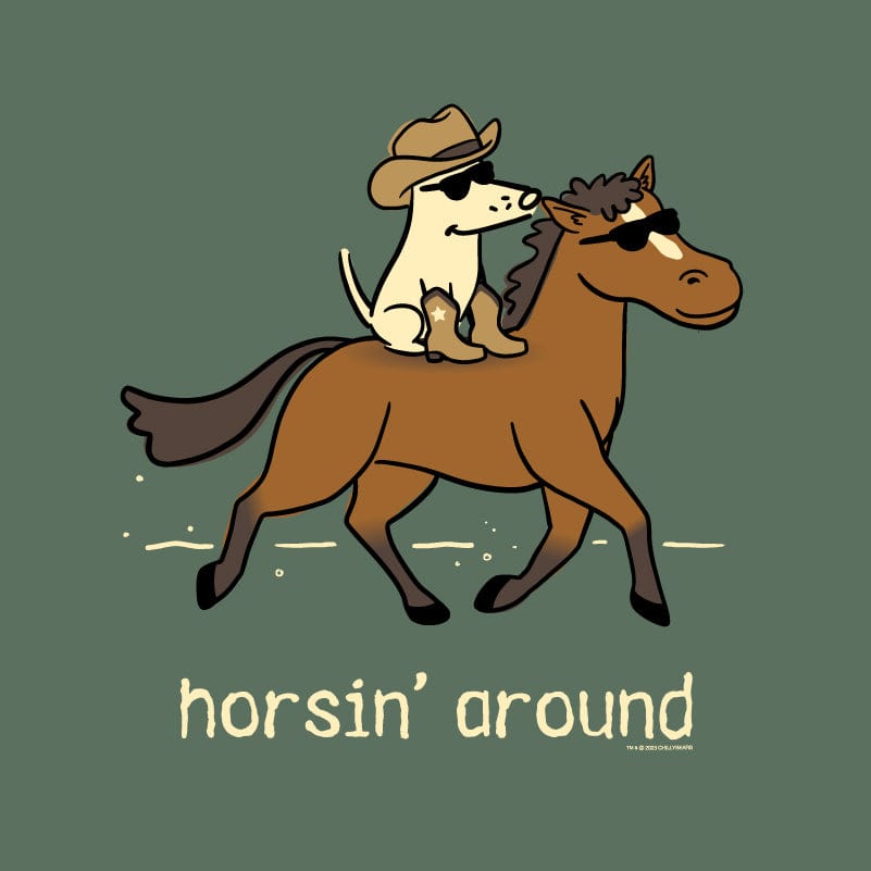 Horsin' Around - Classic Long-Sleeve T-Shirt