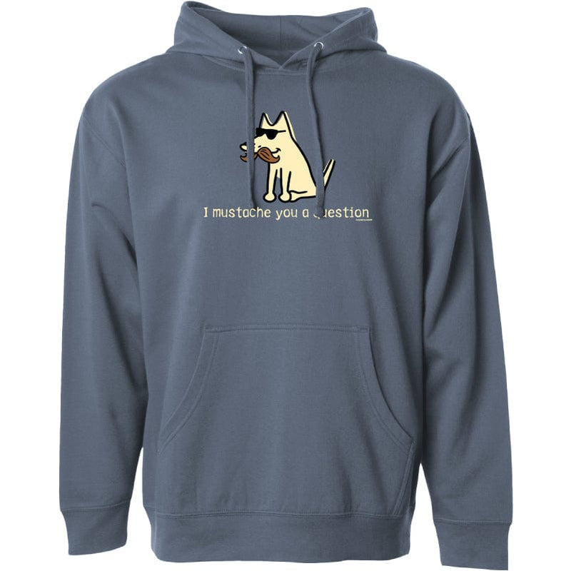 I Mustache You a Question - Sweatshirt Pullover Hoodie
