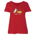 I Smell A Rat - Ladies Plus V-Neck Tee