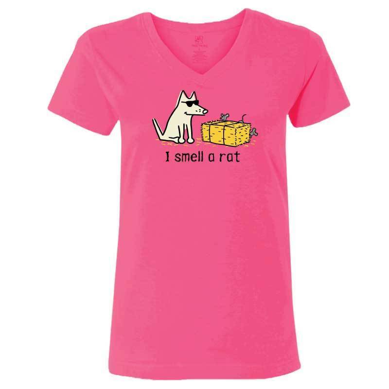 I Smell A Rat - Ladies T-Shirt V-Neck