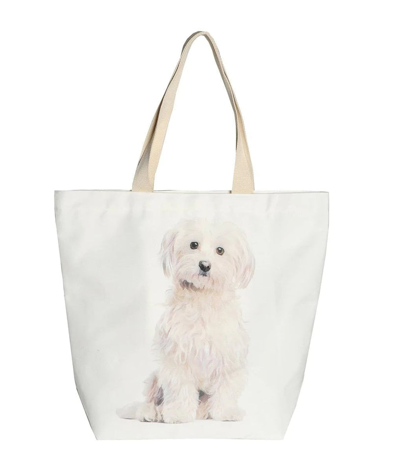 Custom Dog Canvas Tote Bag - Classic Design
