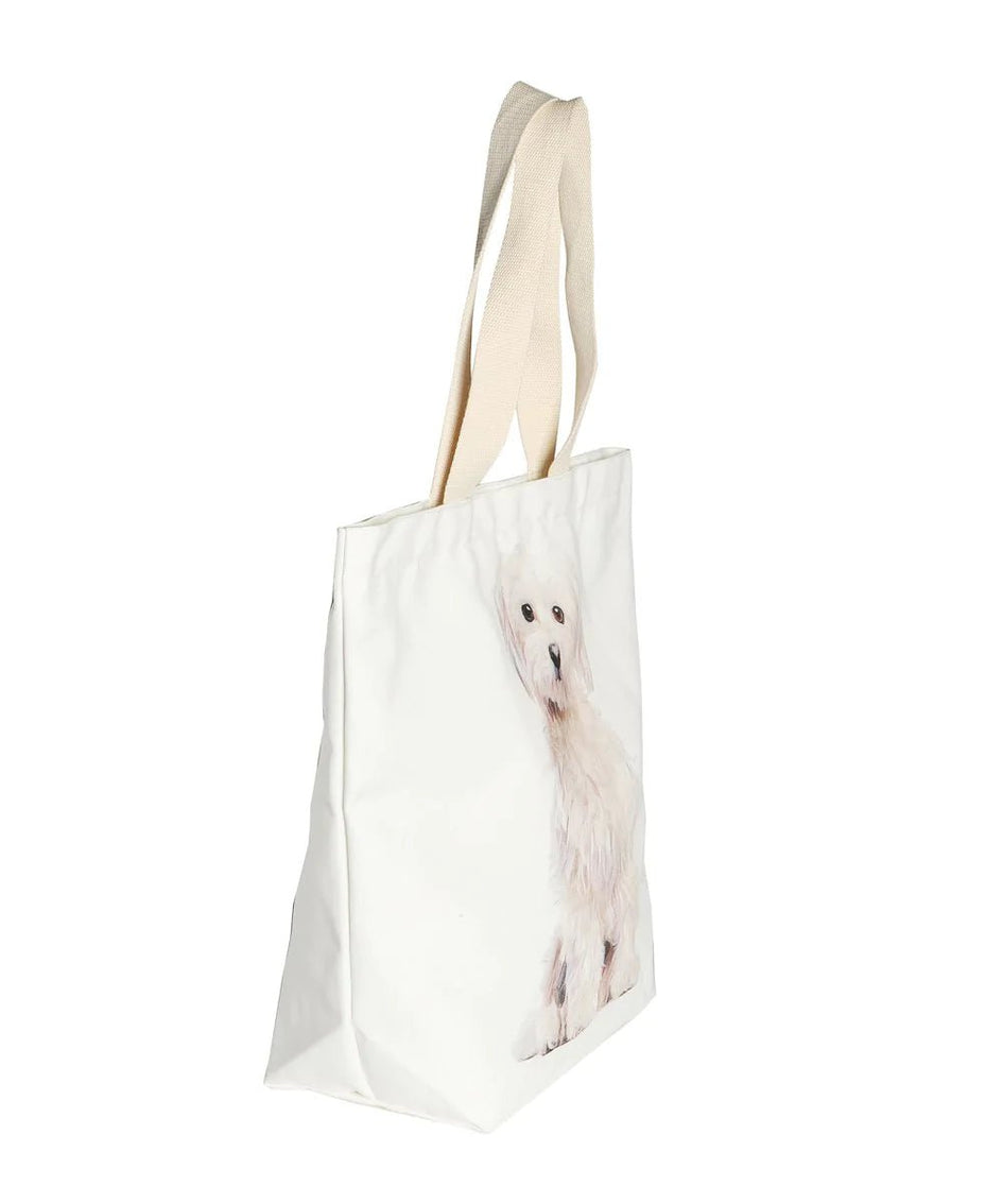 Custom Dog Canvas Tote Bag - Classic Design