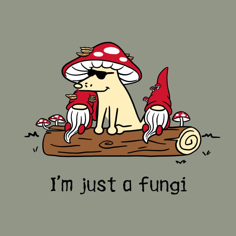 I'm Just a Fungi - Ladies Curvy V-Neck Tee
