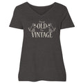 I'm Not Old I'm Vintage - Ladies Curvy V-Neck Tee