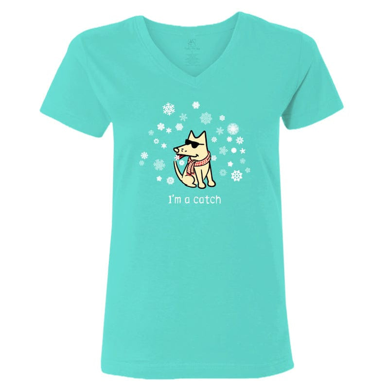 I'm a Catch - Ladies T-Shirt V-Neck