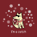 I'm a Catch - Ladies Curvy V-Neck Tee