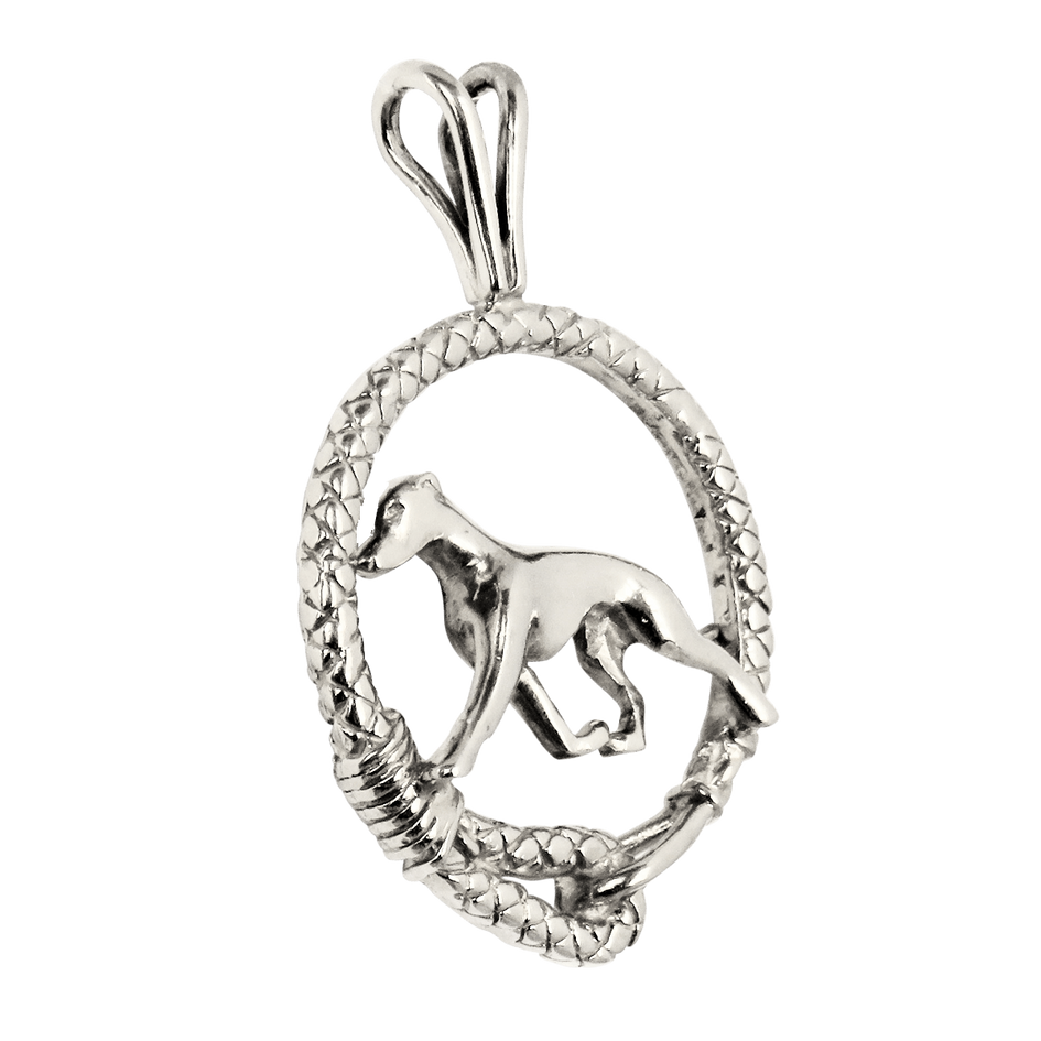 Italian clearance greyhound necklace