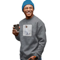Jack Russell Terrier Love Text - Adult Unisex Crewneck Sweatshirt