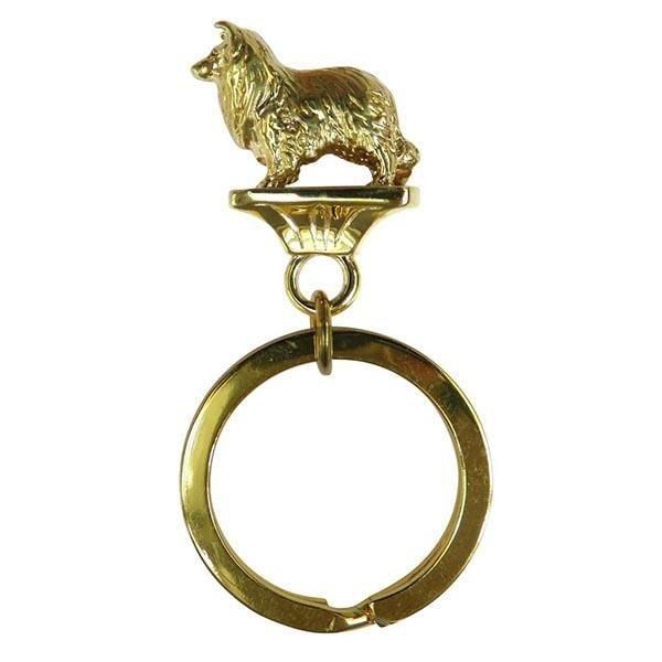 Collie Key Ring