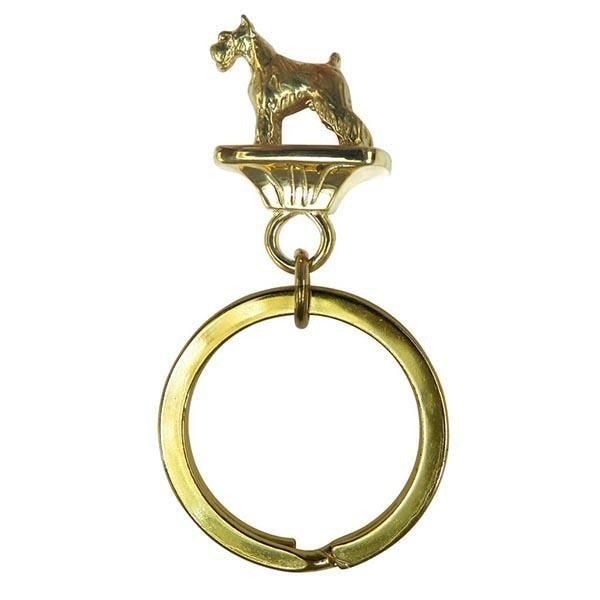 Miniature Schnauzer Key Ring