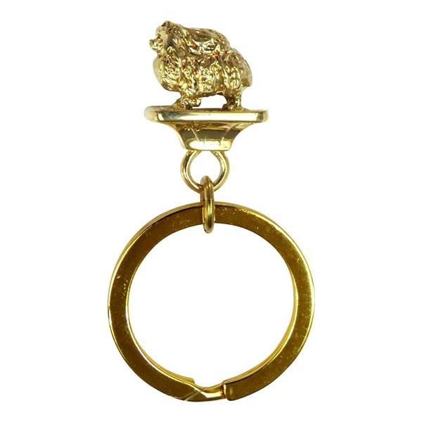 Pomeranian Key Ring