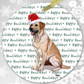 Labrador Retriever "Happy Howlidays" Ornament