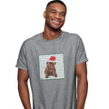 Chocolate Labrador Retriever Puppy Happy Howlidays Text - Adult Unisex T-Shirt