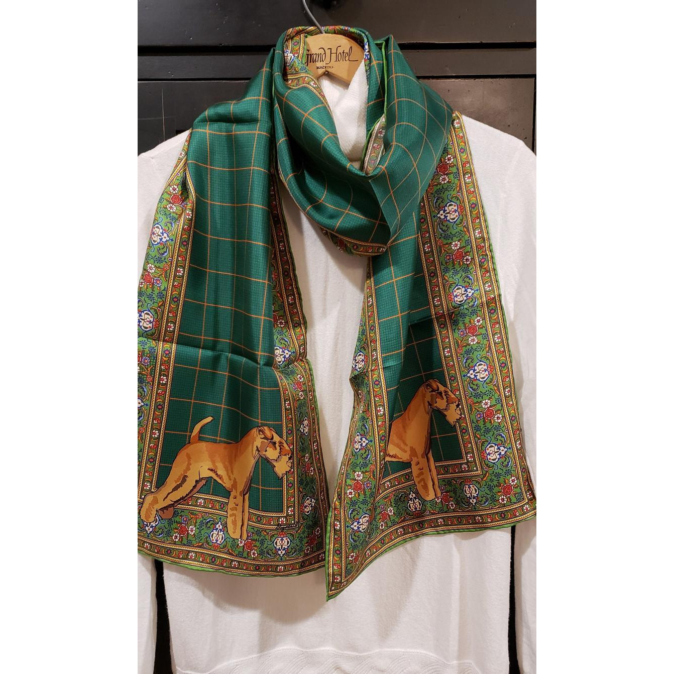 Lakeland Terrier Oblong Silk Scarf AKC Shop