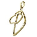 Labrador Retriever 14K Gold Cut Out Pendant