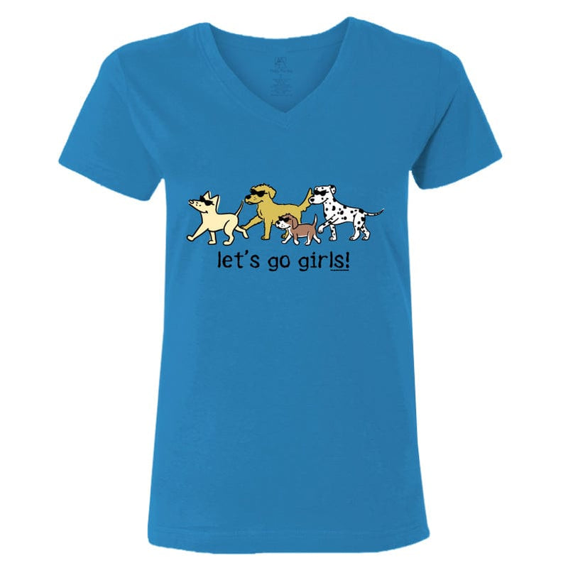 Let's Go Girls! - Ladies T-Shirt V-Neck