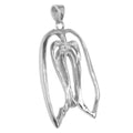 Lhasa Apso Sterling Silver Cut Out Pendants
