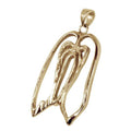 Lhasa Apso 14K Gold Cut Out Pendant