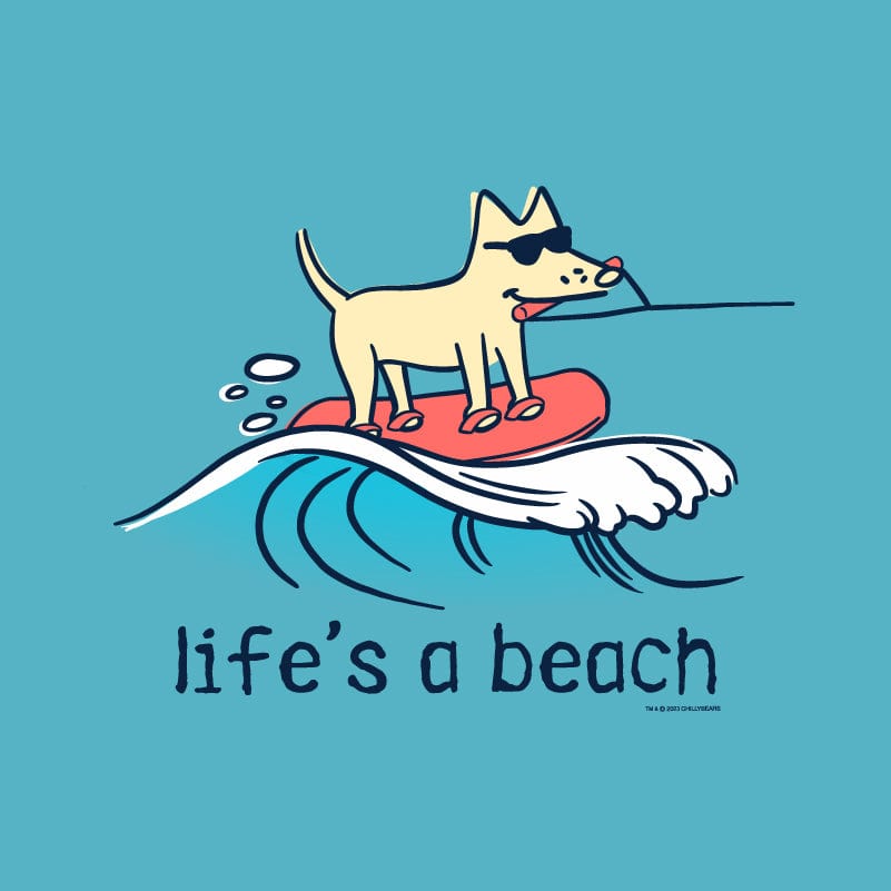 Life's A Beach - Ladies T-Shirt V-Neck