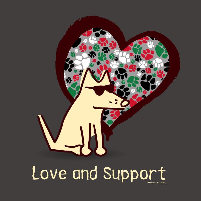Love And Support - Ladies Plus V-Neck Tee