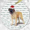 Mastiff "Happy Howlidays" Ornament