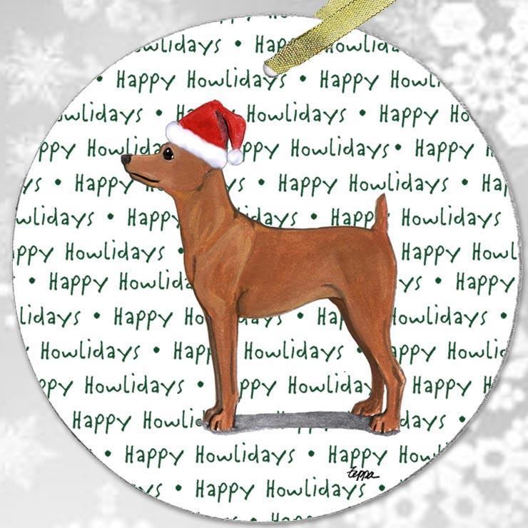 Miniature pinscher hot sale ornament