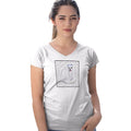 Maltese Love Text - Women's V-Neck T-Shirt