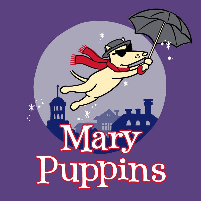 Mary Puppins - Ladies T-Shirt V-Neck